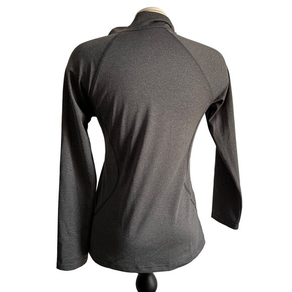 Danskin Now Semi Fitted Grey Active Shirt Sz Small Long Sleeve Grey - Picture 6 of 9